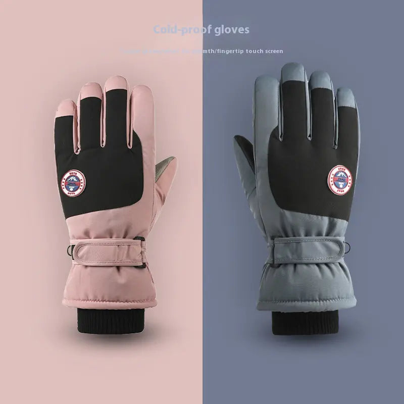 Triple-Layer" Insulated Ski & Snow Gloves