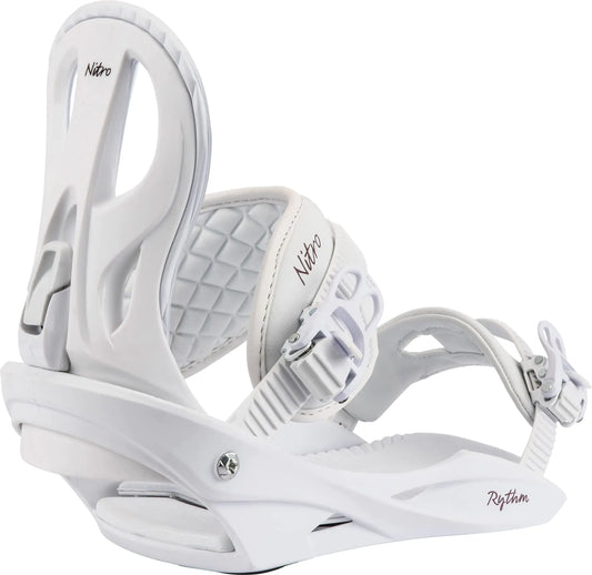 Nitro Rhythm Womens Snowboard Binding (White/Plum Medium)