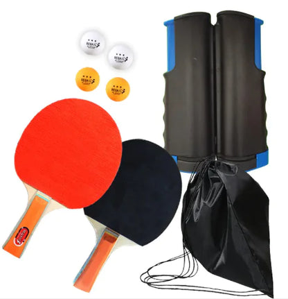 Portable Retractable Table Tennis Racket Set