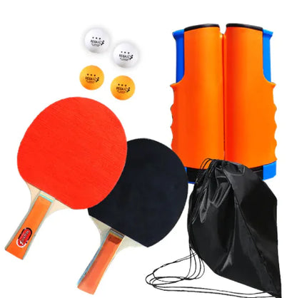 Portable Retractable Table Tennis Racket Set