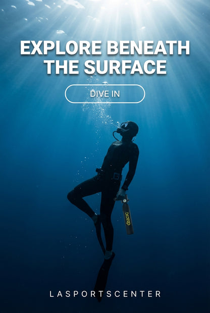 DIDEEP 0.5L Mini Oxygen Tank for Underwater Breathing