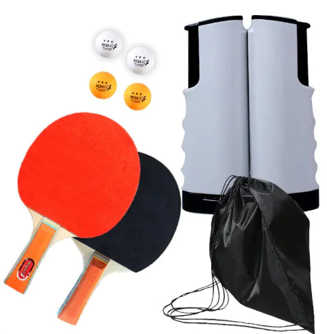 Portable Retractable Table Tennis Racket Set