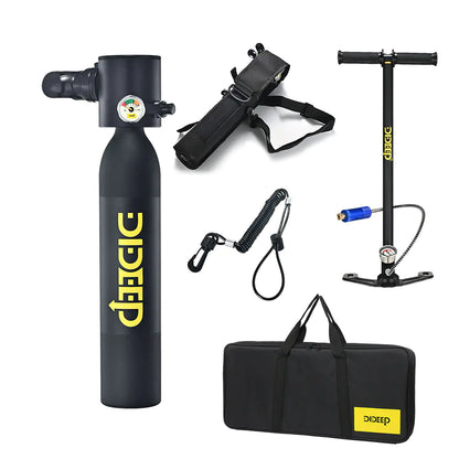 DIDEEP 0.5L Mini Oxygen Tank for Underwater Breathing