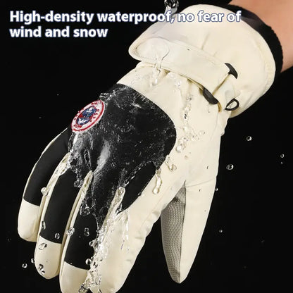 Triple-Layer" Insulated Ski & Snow Gloves