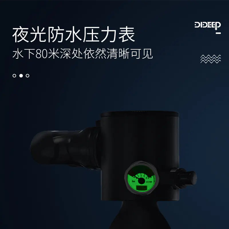 DIDEEP 0.5L Mini Oxygen Tank for Underwater Breathing