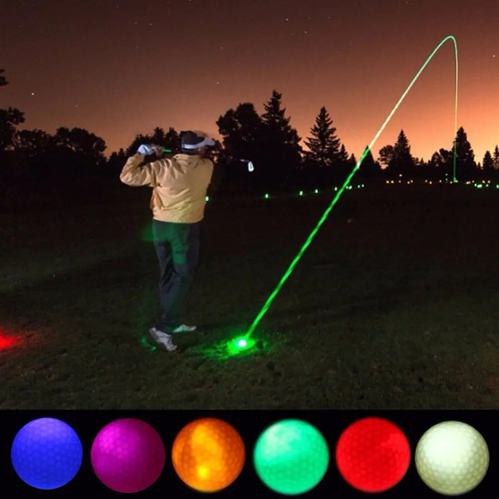 Glowing Golf Balls - LED Light-Up