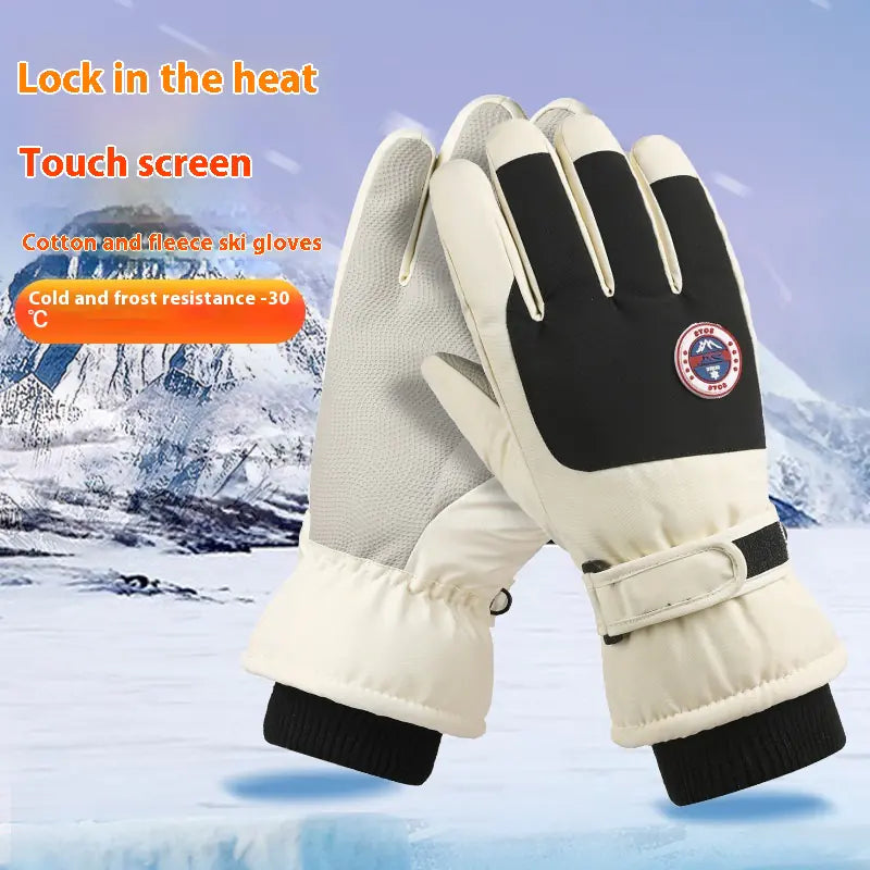 Triple-Layer" Insulated Ski & Snow Gloves