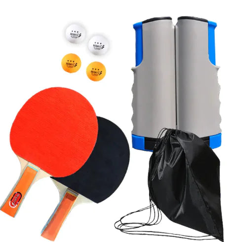 Portable Retractable Table Tennis Racket Set
